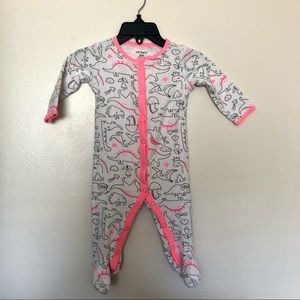 Dinosaur button up sleeper